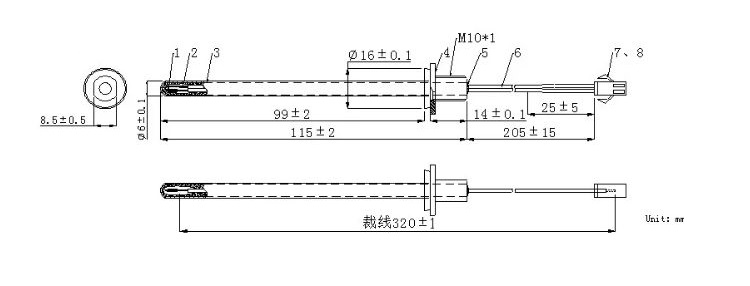 溫度傳感器圖紙