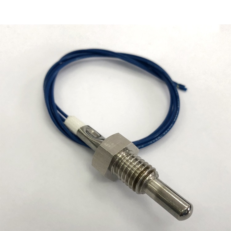 Thread head shell temperature sensor