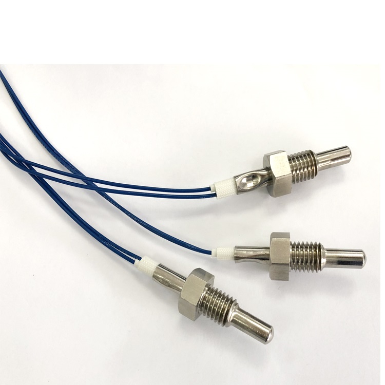 Thread head shell temperature sensor