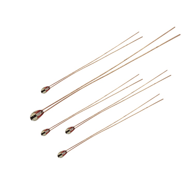 High temperature single end glass package NTC thermistor