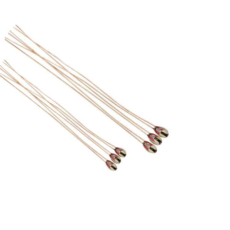 High temperature single end glass package NTC thermistor